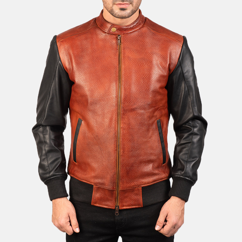 Avan Cazadora Bomber de Cuero para Hombre – Vista alternativa del producto 4
