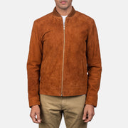 
Blain Marrón Chaqueta Bomber de Cuero para Hombre – alternate product view 3