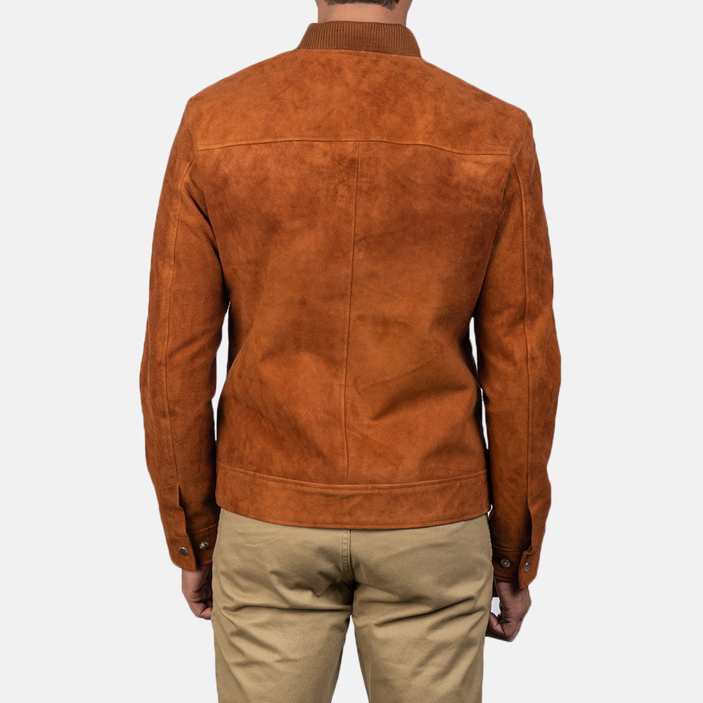 
Blain Marrón Chaqueta Bomber de Cuero para Hombre – alternate product view 5