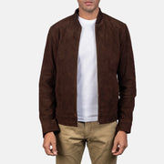 
Blain Marrón Chaqueta Bomber de Cuero para Hombre – alternate product view 1