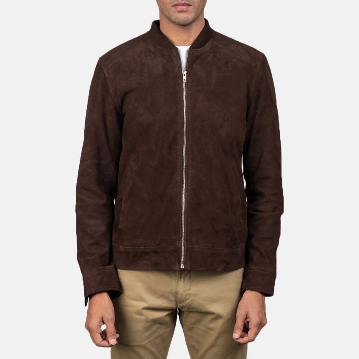 
Blain Marrón Chaqueta Bomber de Cuero para Hombre – alternate product view 4