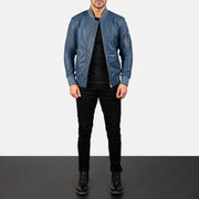 
Bomia MA-1 Chaqueta Bomber de Cuero para Hombre – alternate product view 3