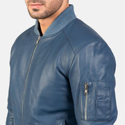 
Bomia MA-1 Chaqueta Bomber de Cuero para Hombre – alternate product view 6