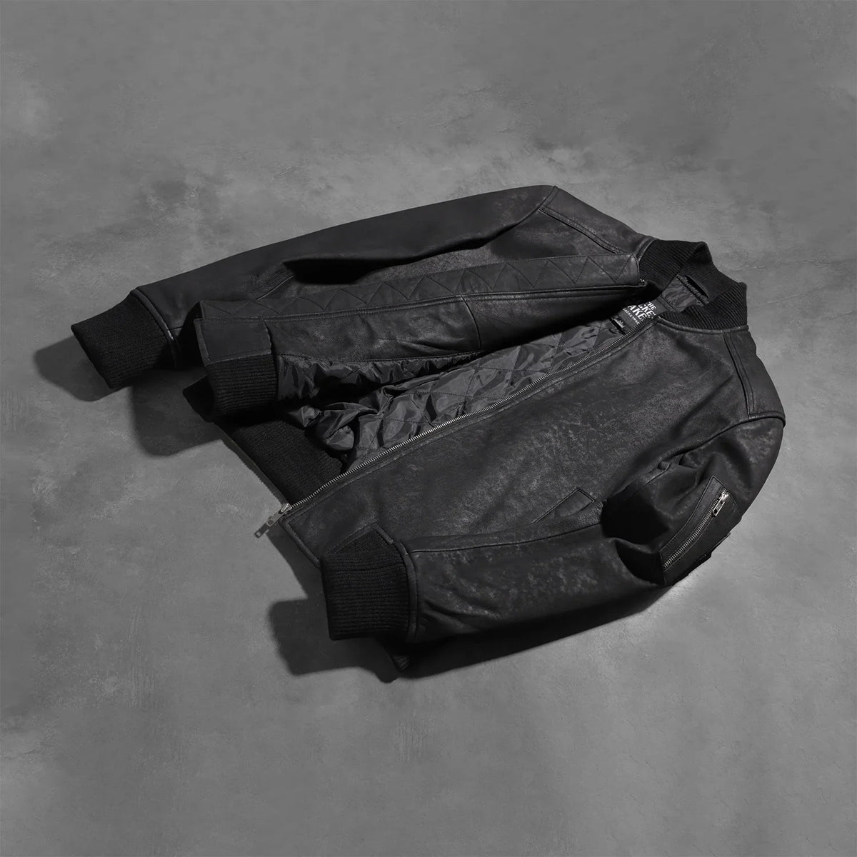 
Bomia MA-1 Chaqueta Bomber de Cuero para Hombre – alternate product view 6