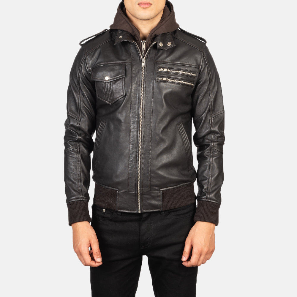 
Bravado Chaqueta Bomber de Cuero para Hombre – alternate product view 4