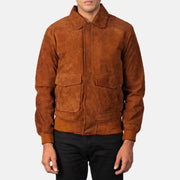 Coffmen Cazadora Bomber de Cuero para Hombre – Vista alternativa del producto 4
