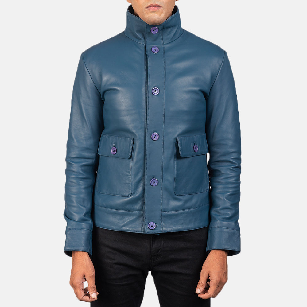 Columbus Cazadora Bomber de Cuero para Hombre – Vista alternativa del producto 4