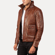 Columbus Cazadora Bomber de Cuero para Hombre – Vista alternativa del producto 2