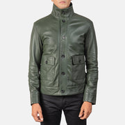 Columbus Cazadora Bomber de Cuero para Hombre – Vista alternativa del producto 4