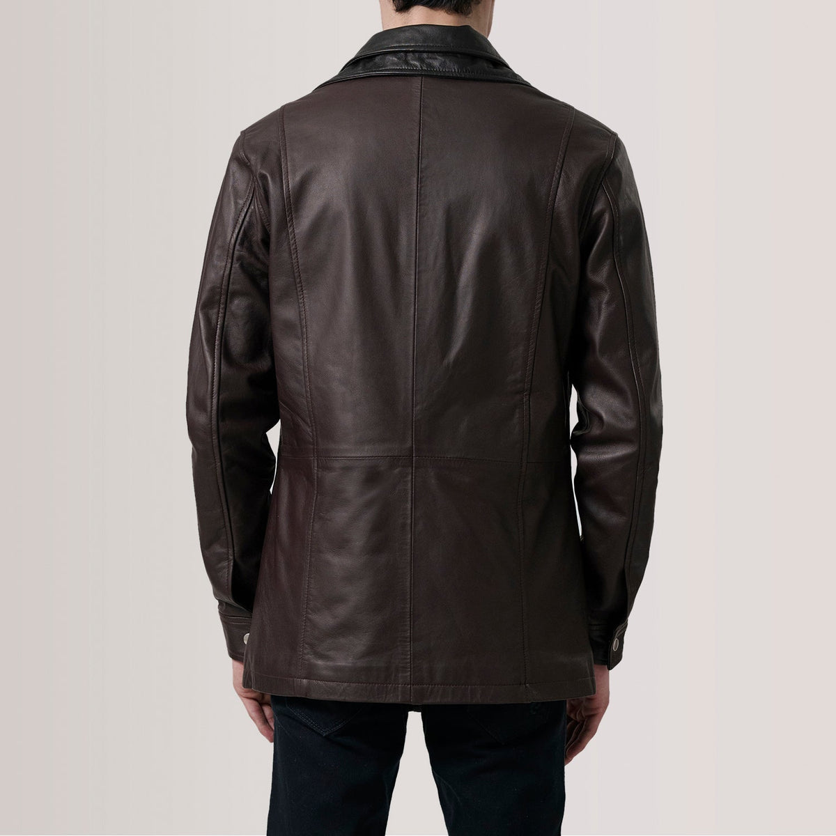 Connor Abrigo de Cuero para Hombre – Vista alternativa del producto 4