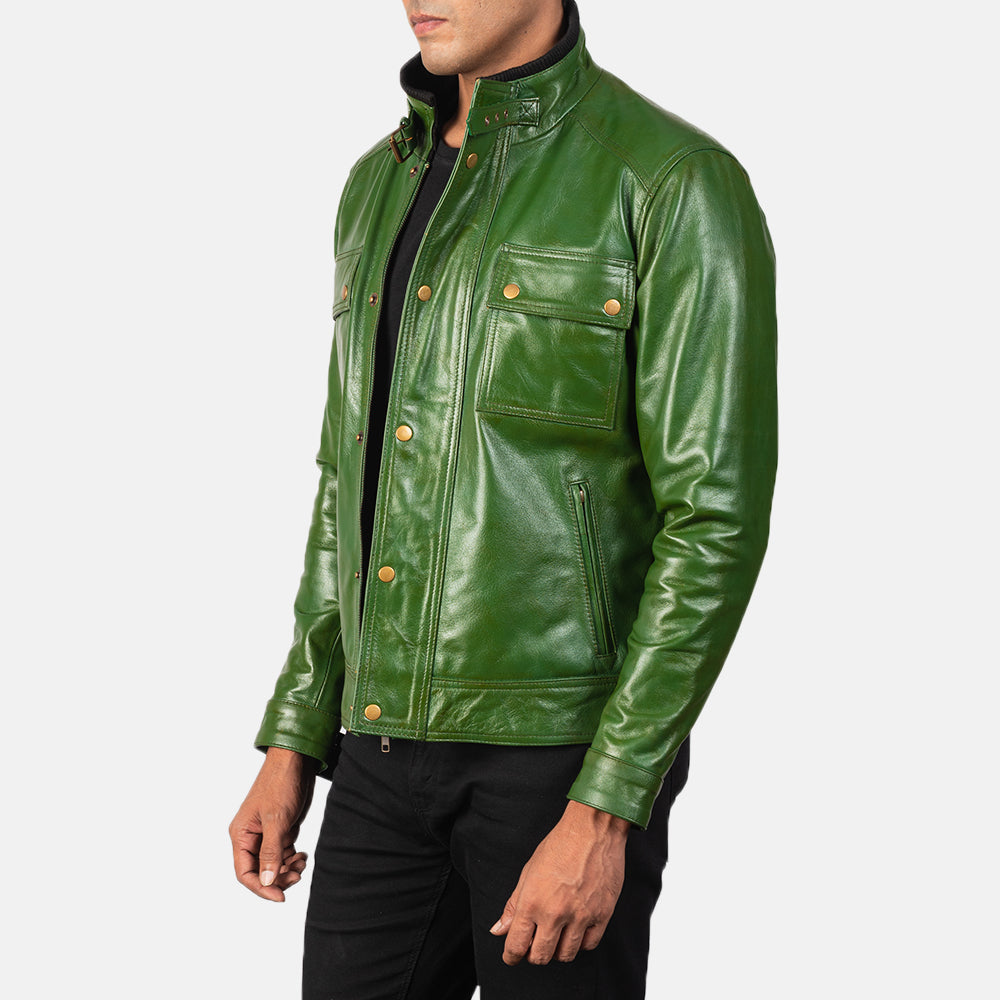 
Darren Chaqueta Biker de Cuero para Hombre – alternate product view 2