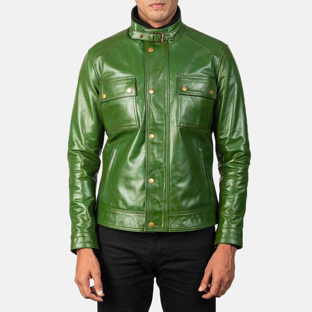 
Darren Chaqueta Biker de Cuero para Hombre – alternate product view 3