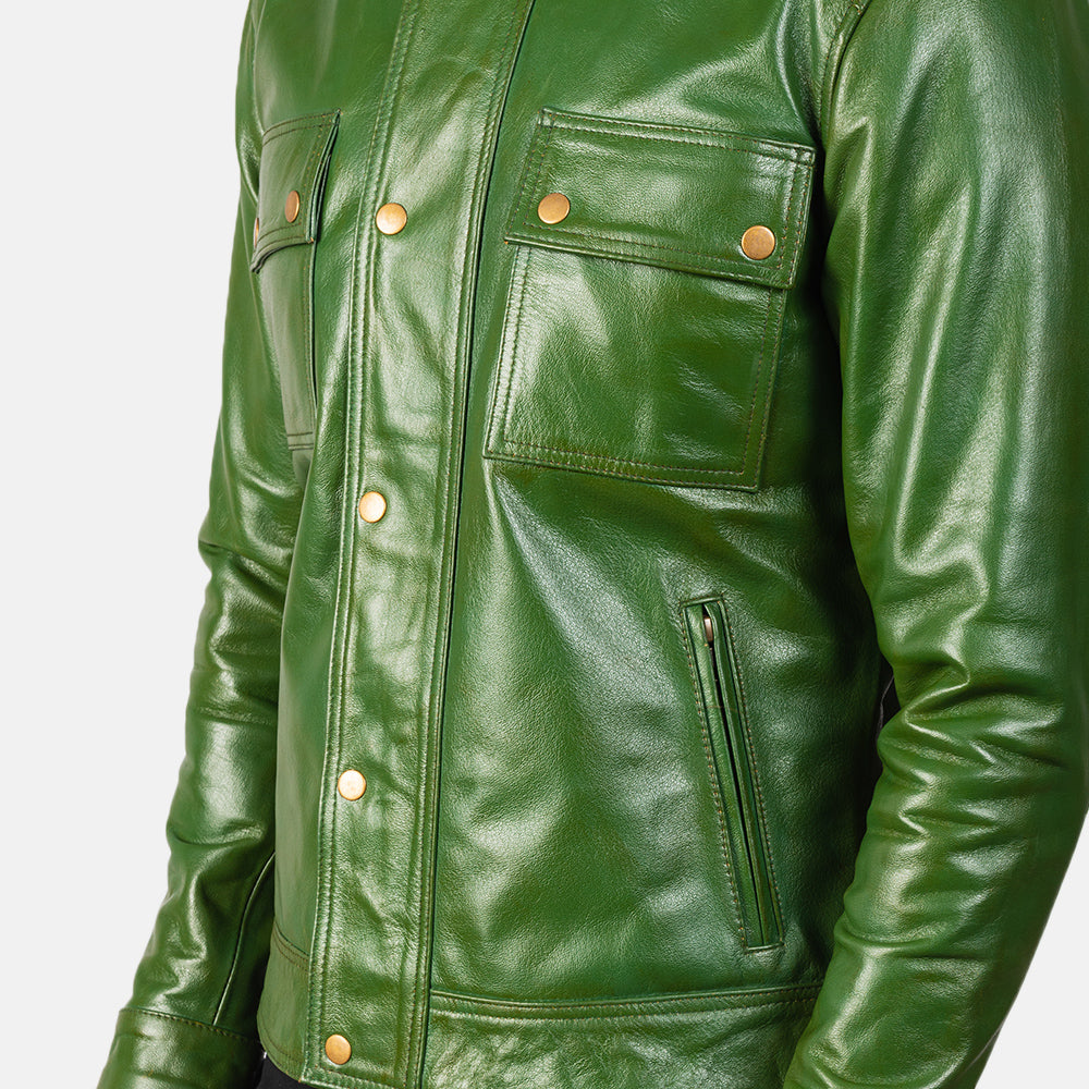 
Darren Chaqueta Biker de Cuero para Hombre – alternate product view 6