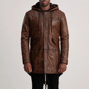 Delvin Chaqueta de Cuero para Hombre – Vista alternativa del producto 4
