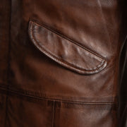 Delvin Chaqueta de Cuero para Hombre – Vista alternativa del producto 6