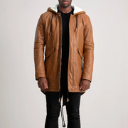 Delvin Chaqueta de Cuero para Hombre – Vista alternativa del producto 1
