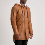 Delvin Chaqueta de Cuero para Hombre – Vista alternativa del producto 2