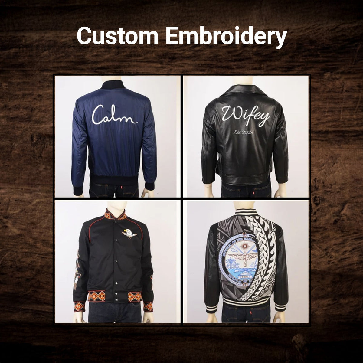 Design Your Own Chaqueta de Cuero para Mujer – Vista alternativa del producto 10