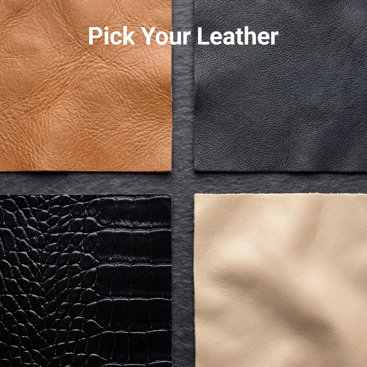Detalle de cerca of Classic Collar &amp; Heavy-Duty Zipper Hardware on Design Your Custom Leather Jacket | Free Shipping &amp; Alteration