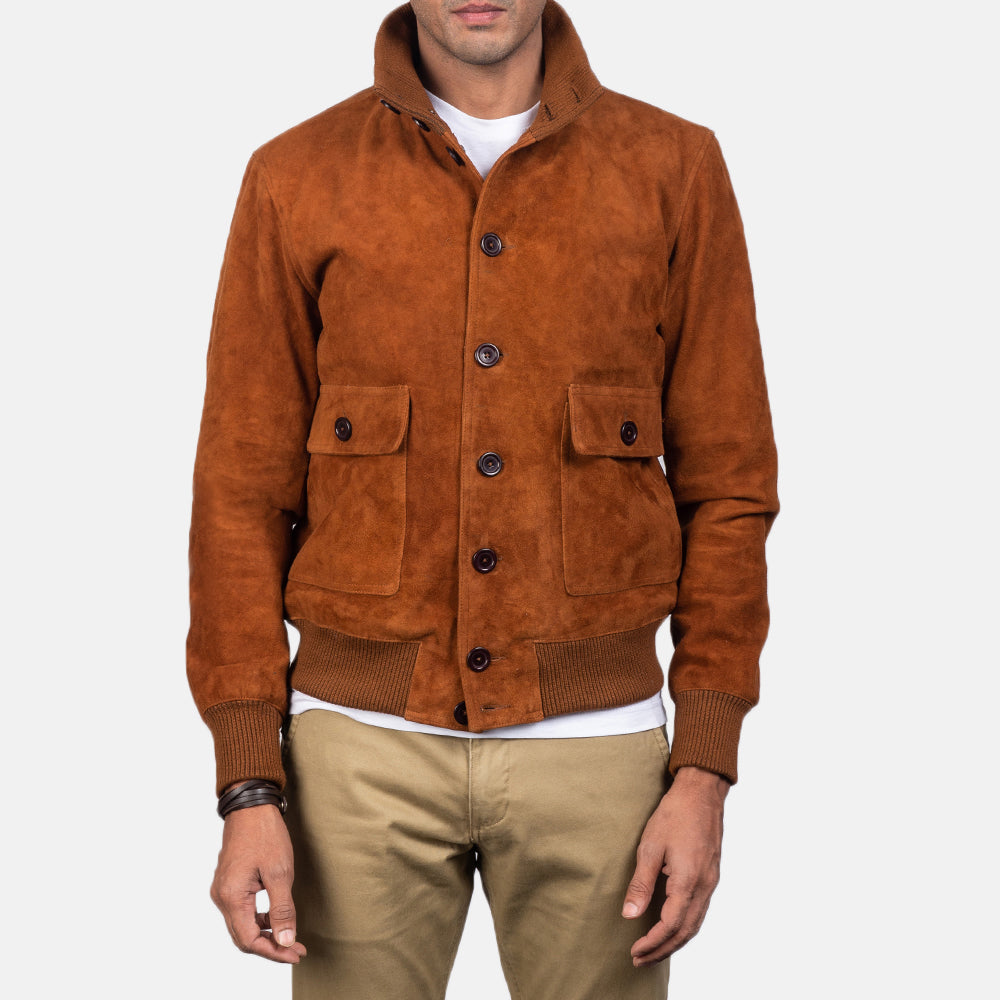 Eaton Cazadora Bomber de Cuero para Hombre – Vista alternativa del producto 3
