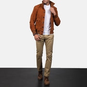 Eaton Cazadora Bomber de Cuero para Hombre – Vista alternativa del producto 4