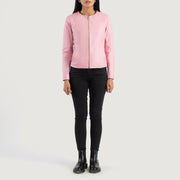 Elixir Collarless Chaqueta de Cuero para Mujer – Vista alternativa del producto 3