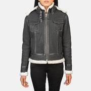 
Fiona Hooded Chaqueta de Doble Faz Shearling para Mujer – alternate product view 4
