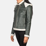 
Fiona Hooded Chaqueta de Doble Faz Shearling para Mujer – alternate product view 3