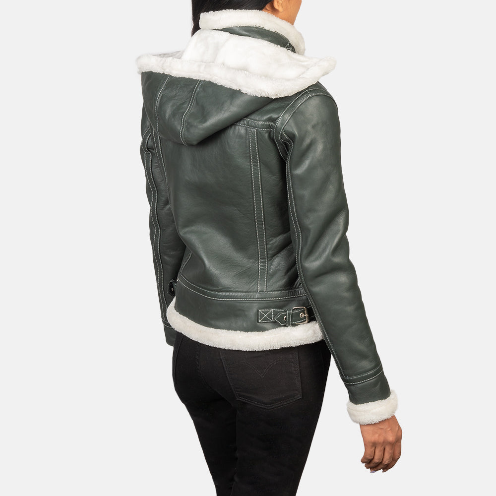 
Fiona Hooded Chaqueta de Doble Faz Shearling para Mujer – alternate product view 5