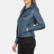 Flashback Chaqueta Biker de Cuero para Mujer – Vista alternativa del producto 4