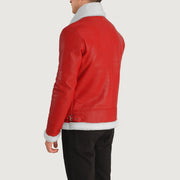 Francis B-3 Negro Cazadora Bomber de Cuero para Hombre – Vista alternativa del producto 5