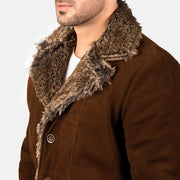 Furlong Abrigo de Cuero Beige Abrigo de Cuero para Hombre – Vista alternativa del producto 6