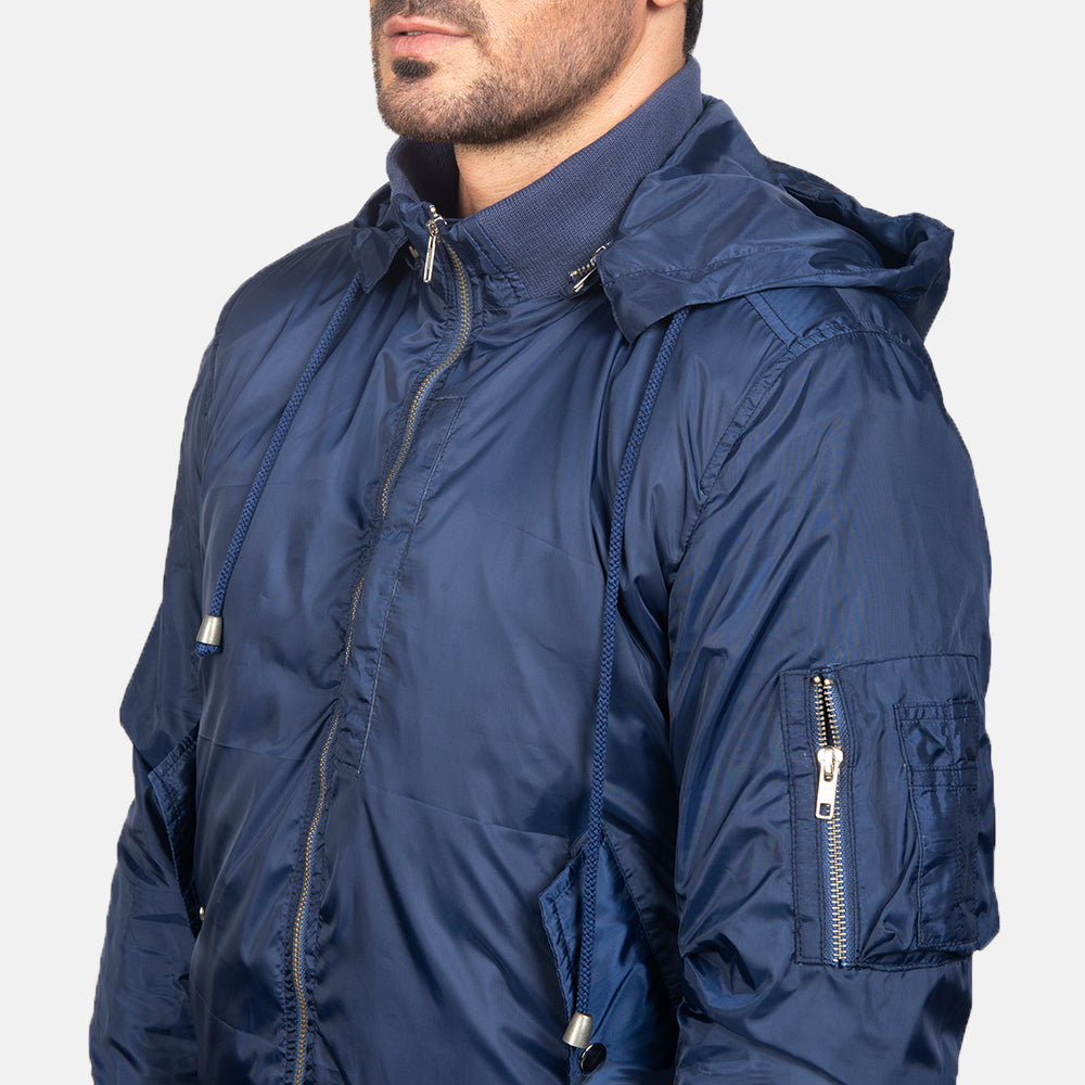 Vista interior Showing Quilted Viscose Lining &amp; Dos bolsillos interiores