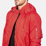 Vista interior Showing Quilted Viscose Lining &amp; Dos bolsillos interiores utilitarios
