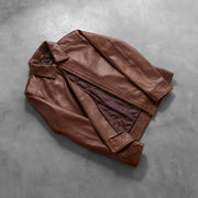 Inferno Leather Brown Jacket – Vista alternativa del producto 8