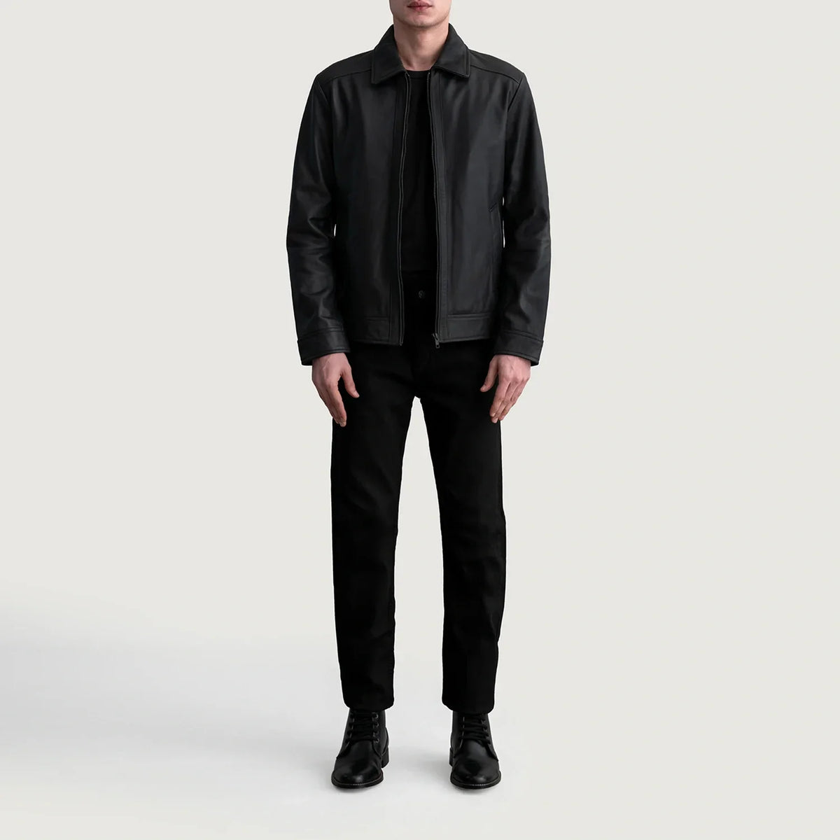 Inferno Leather Brown Jacket – Vista alternativa del producto 4