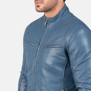 Ionic Chaqueta Biker de Cuero para Hombre – Vista alternativa del producto 6