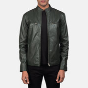 Ionic Chaqueta Biker de Cuero para Hombre – Vista alternativa del producto 1