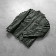 Ionic Chaqueta Biker de Cuero para Hombre – Vista alternativa del producto 7