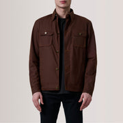 
Irwin Marrón Waxed Canvas Field Chaqueta de Cuero para Hombre For Men in Brown Waxed Cotton Canvas - Vista frontal y silueta entallada | Comprar online
