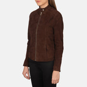 Kelsee Chaqueta Biker de Cuero para Mujer – Vista alternativa del producto 2