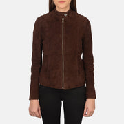 Kelsee Chaqueta Biker de Cuero para Mujer – Vista alternativa del producto 4