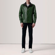 Klen Chaqueta de Cuero para Hombre – Vista alternativa del producto 2