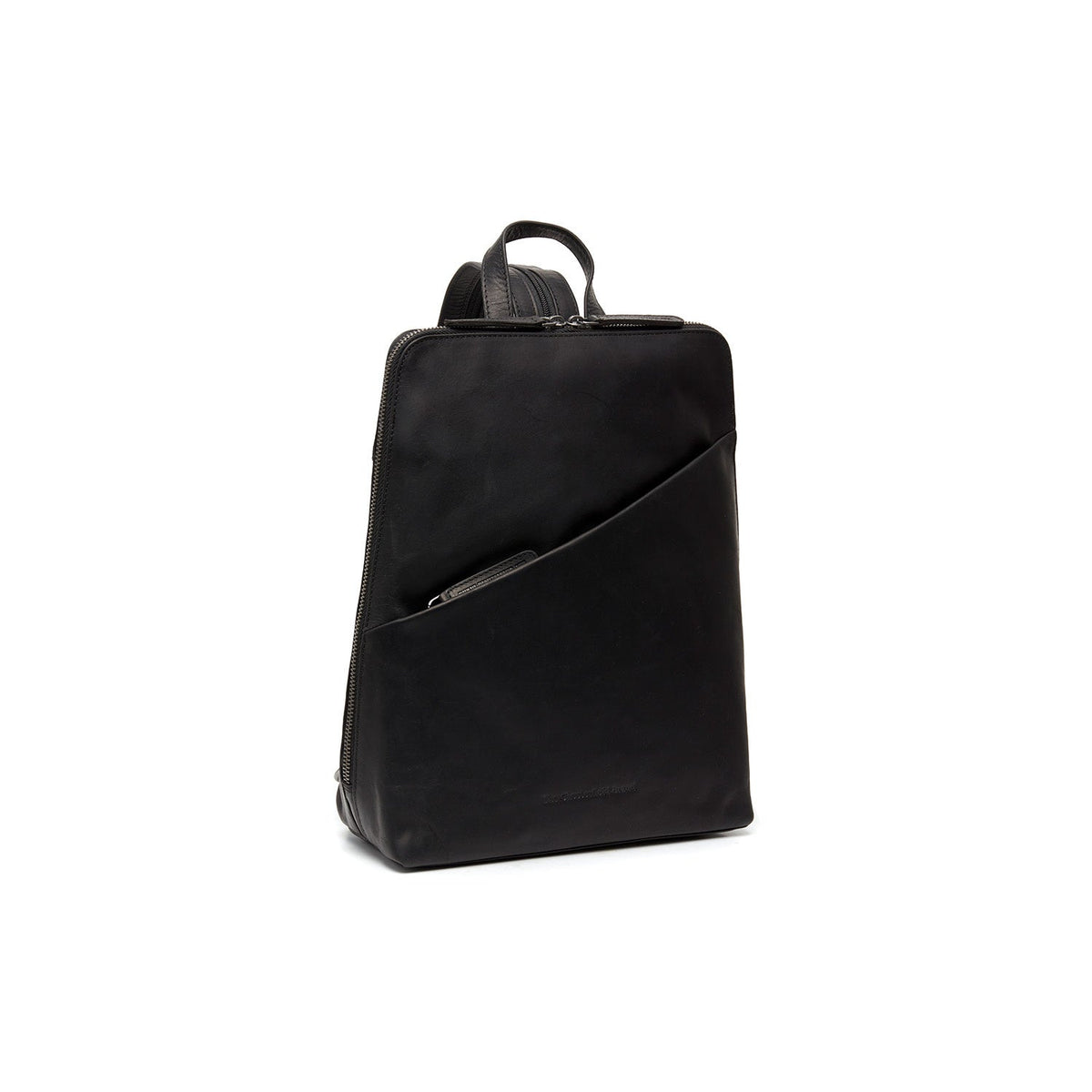 Amanda Full-Grain Leather Backpack para Mujer in Classic 100% Full-Grain Leather - Full Exterior Front Profile View | Comprar online