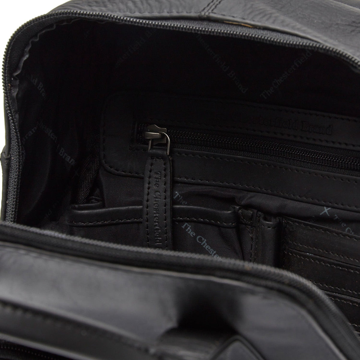Bellary Full-Grain Leather Backpack para Mujer - Structured Side Profile Showing Gusset Depth &amp; Expansion Capacity