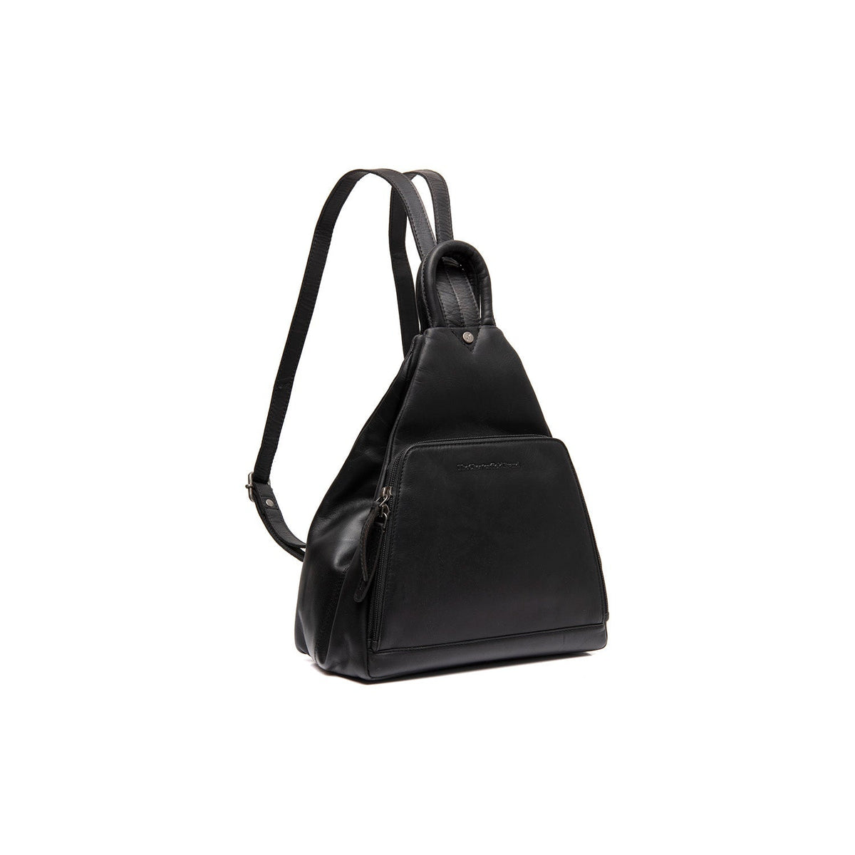 Howard Full-Grain Leather Backpack para Mujer in Classic 100% Full-Grain Leather - Full Exterior Front Profile View | Comprar online