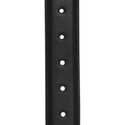 Elliot Full-Grain Cinturón de Cuero para Hombre - Structured Side Profile Showing Gusset Depth &amp; Expansion Capacity
