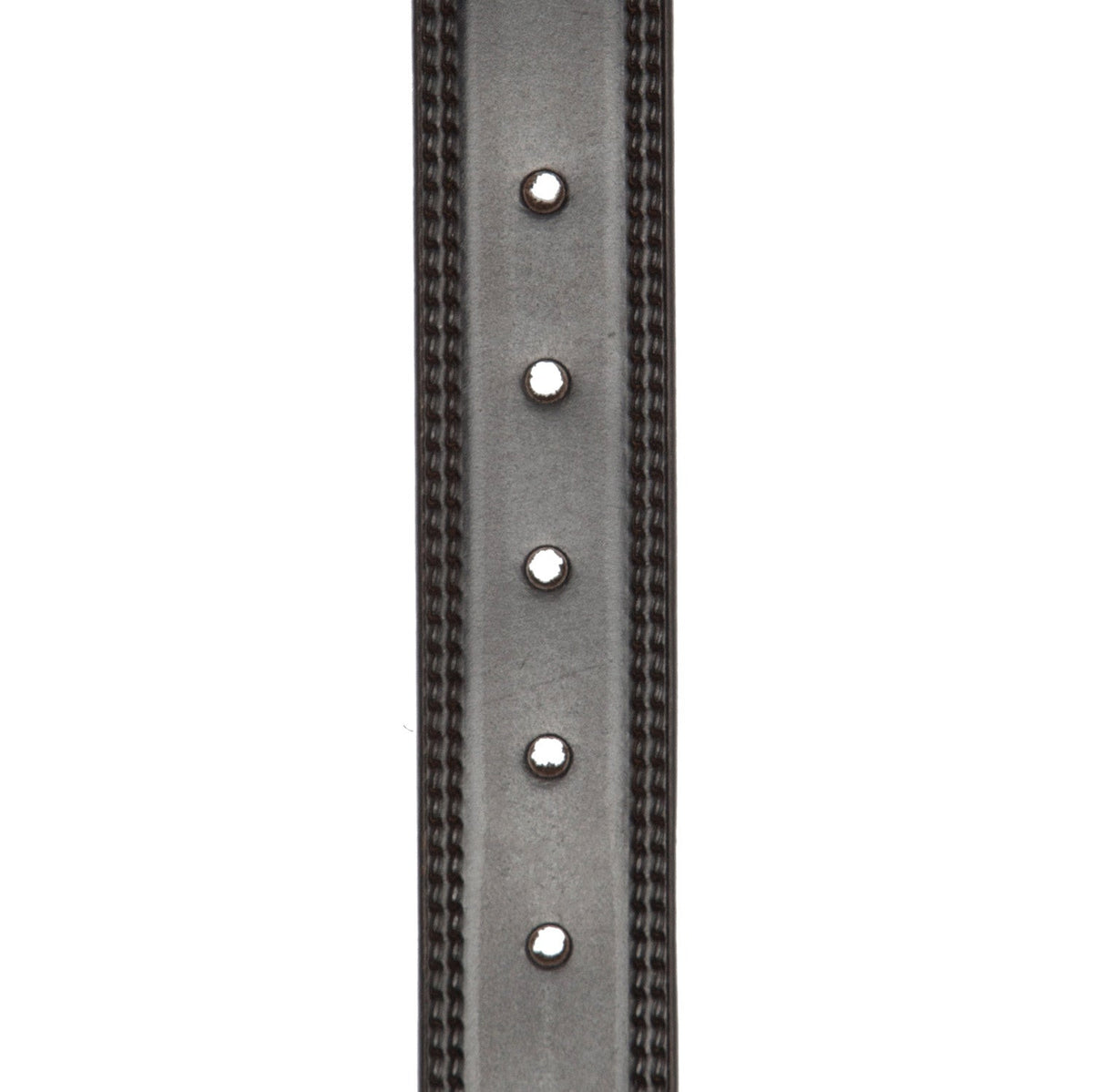 Solid Antique Brass Hardware &amp; Heavy-Duty Dual Zipper Detail on Manovo Full-Grain Cinturón de Cuero para Hombre