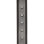 Solid Antique Brass Hardware &amp; Heavy-Duty Dual Zipper Detail on Manovo Full-Grain Cinturón de Cuero para Hombre