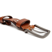 Manovo Full-Grain Cinturón de Cuero para Hombre – Vista alternativa del producto 2